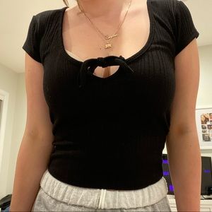 Forever 21, Black, Key-hole Top🖤